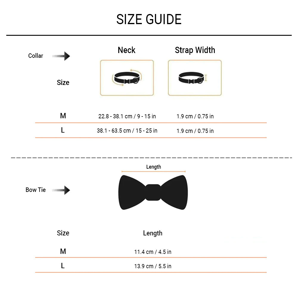 HUFT Funfetti Dog Bowtie with Strap-6