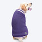 HUFT Fuzzy Buddy Dog Sweater - Purple - Heads Up For Tails