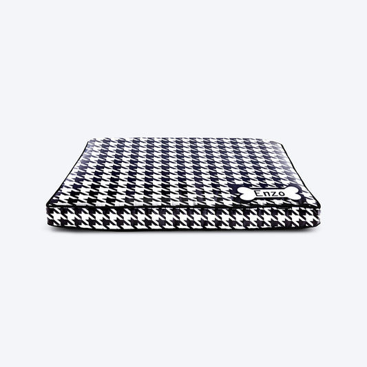 HUFT Houndstooth Personalised Dog Bed - Heads Up For Tails