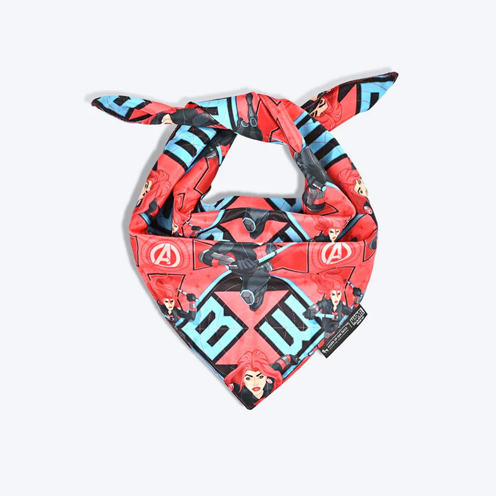 HUFT X©Marvel Black Widow Knot Dog Bandana - Heads Up For Tails