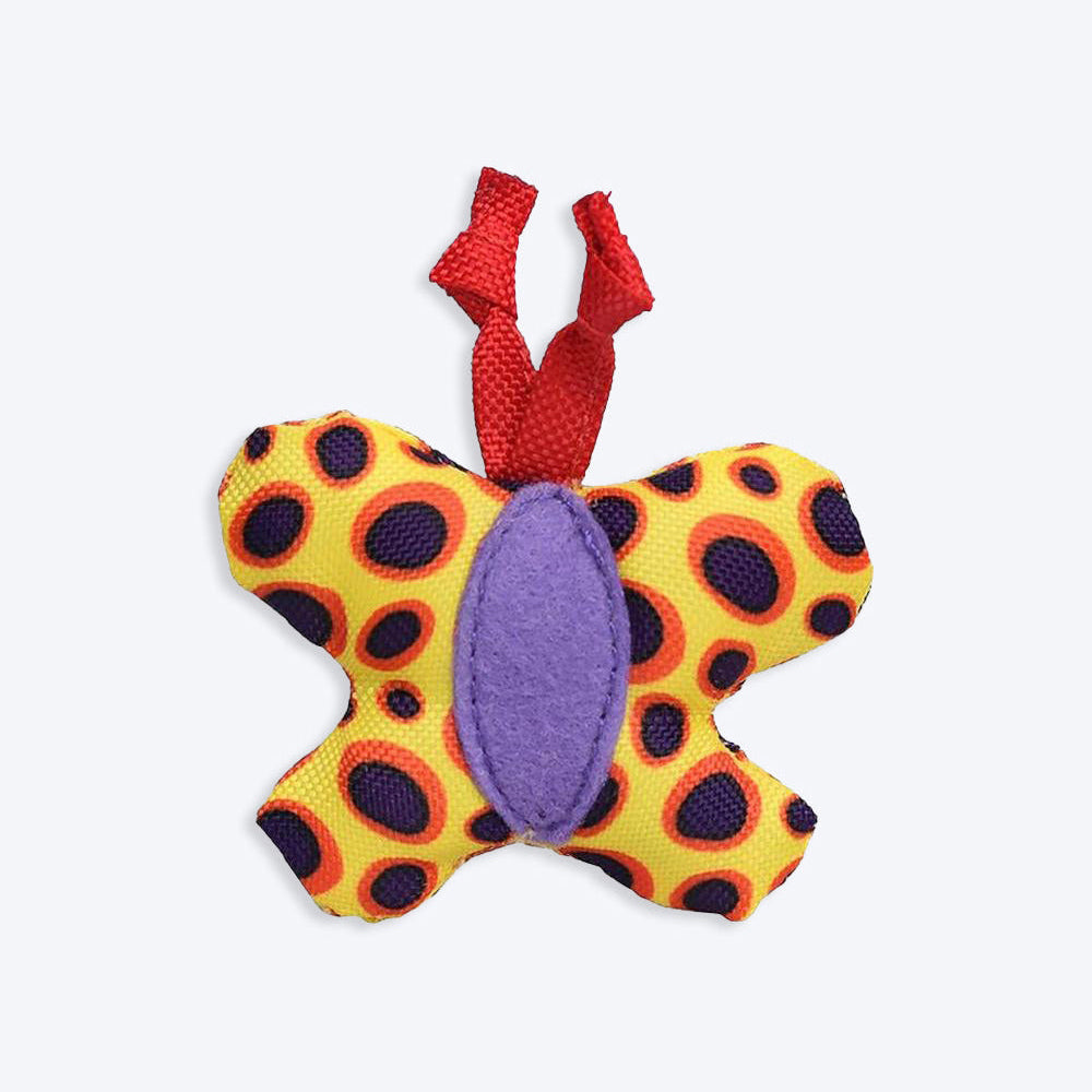 HUFT Meow Monsters Butterfly Cat Toy Made from Recycled Cotton - Heads Up For Tails