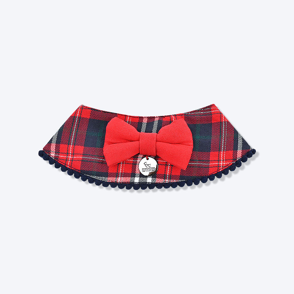 HUFT Merry All Around Pet Scarf (Red and Blue) - Heads Up For Tails