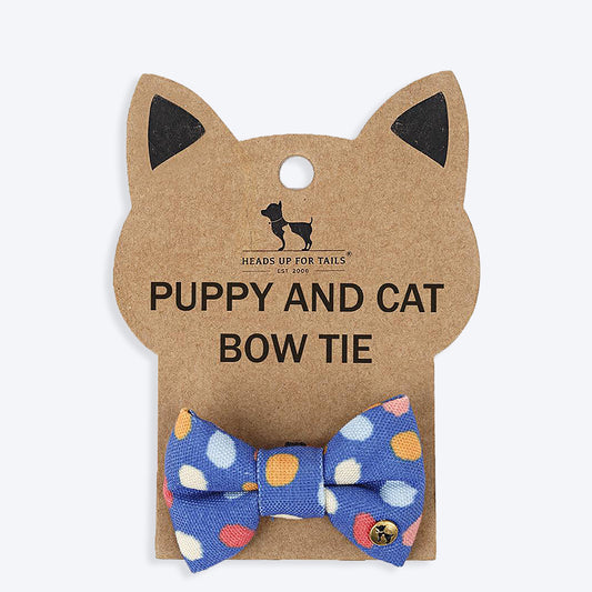 HUFT Multi Dots Detachable Puppy and Cat Bow Tie - Heads Up For Tails