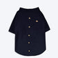HUFT Personalised Navy Blue Bandh Gala with Pocket Square and Pearl Buttons - Heads Up For Tails