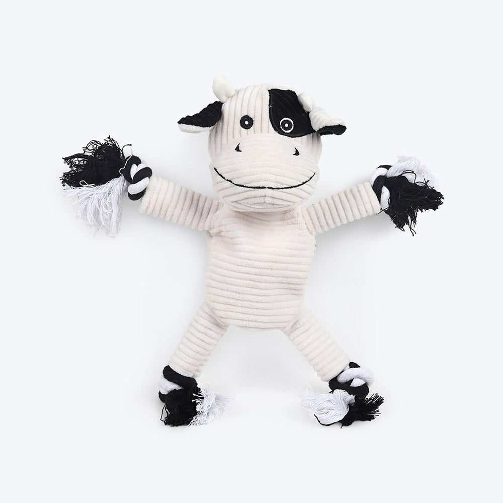 HUFT Play Everyday Moo-Moo Dog Toy - Heads Up For Tails