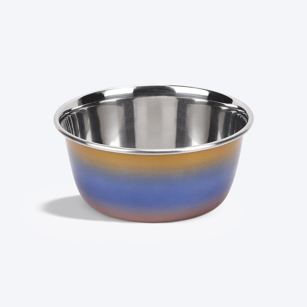 HUFT Pride Steel Dog Bowl - Heads Up For Tails
