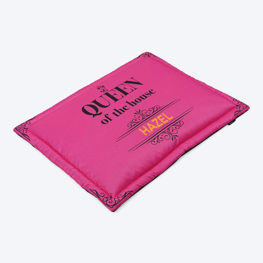 HUFT Queen of the House Personalised Dog & Cat Mat - Heads Up For Tails