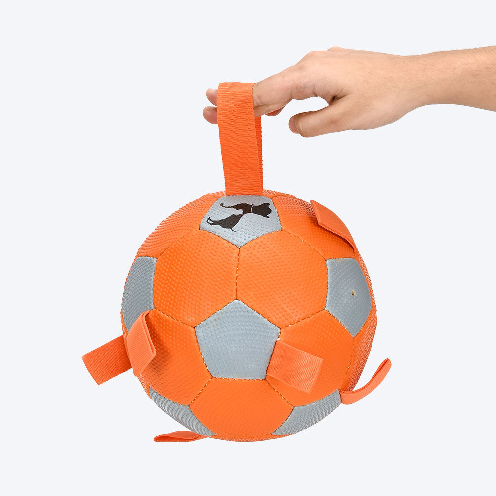 HUFT Quintessential Rubber Football For Pets - Heads Up For Tails