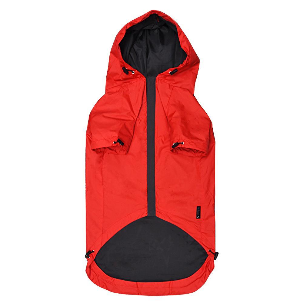HUFT Drizzle Buddy Dog Raincoat - Red2
