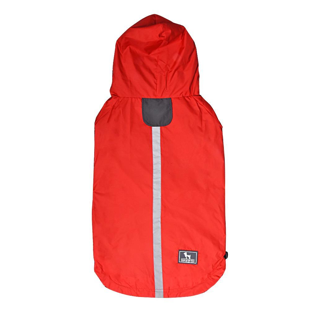 HUFT Drizzle Buddy Dog Raincoat - Red5