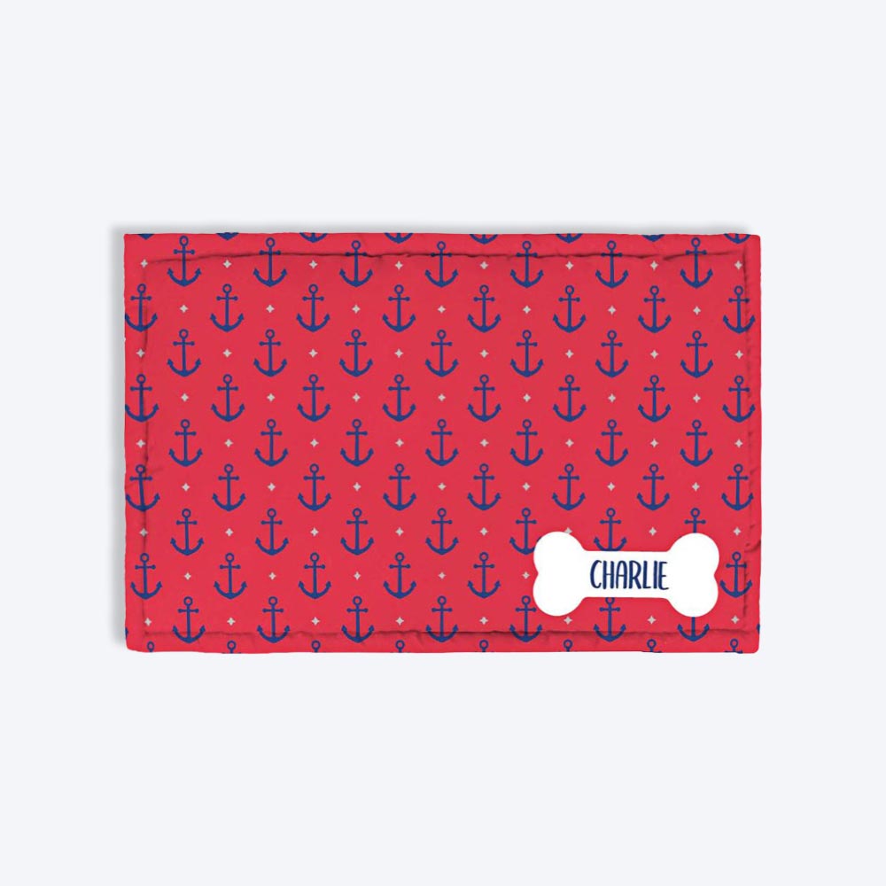 HUFT Sailor Boy Personalised Dog & Cat Mat - Heads Up For Tails