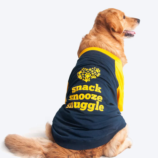 HUFT Snack Snooze Snuggle Dog T-shirt - Heads Up For Tails