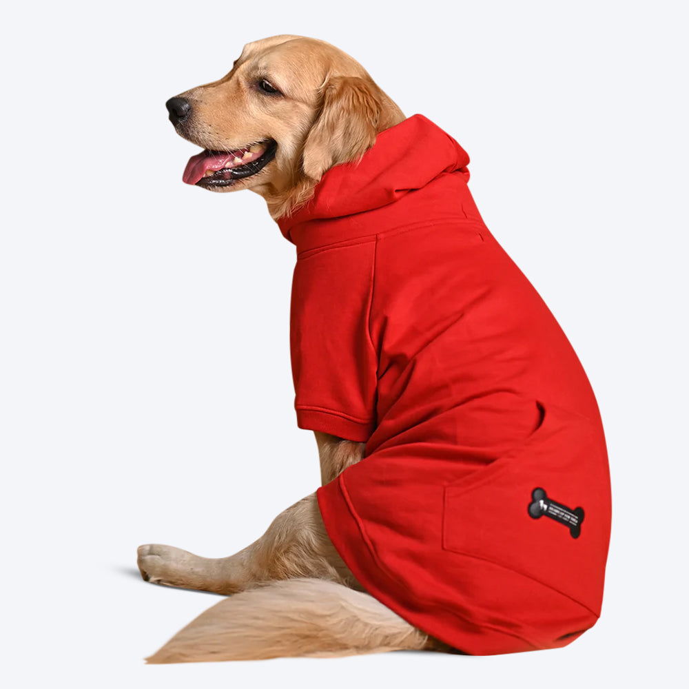HUFT Sweatshirt For Dogs - Red - Heads Up For Tails