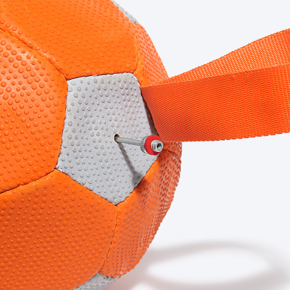 HUFT Quintessential Rubber Football Dog Toy - Heads Up For Tails