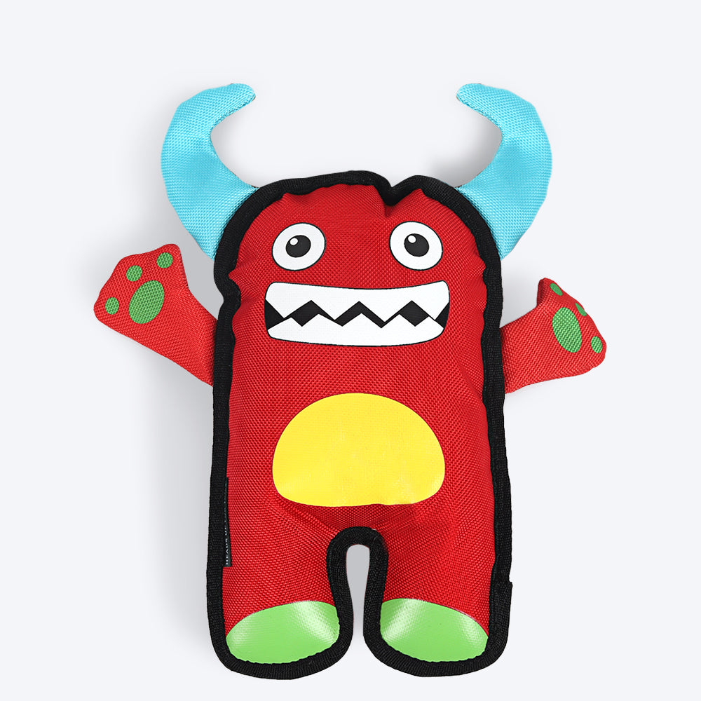 HUFT Play Everyday Little Red Monster Dog Toy - Heads Up For Tails
