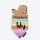 HUFT Technicolour Trance Personalised Dog Bandana - Heads Up For Tails