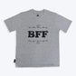 HUFT Twinsee Collection BFF Human T-Shirt - Grey-1