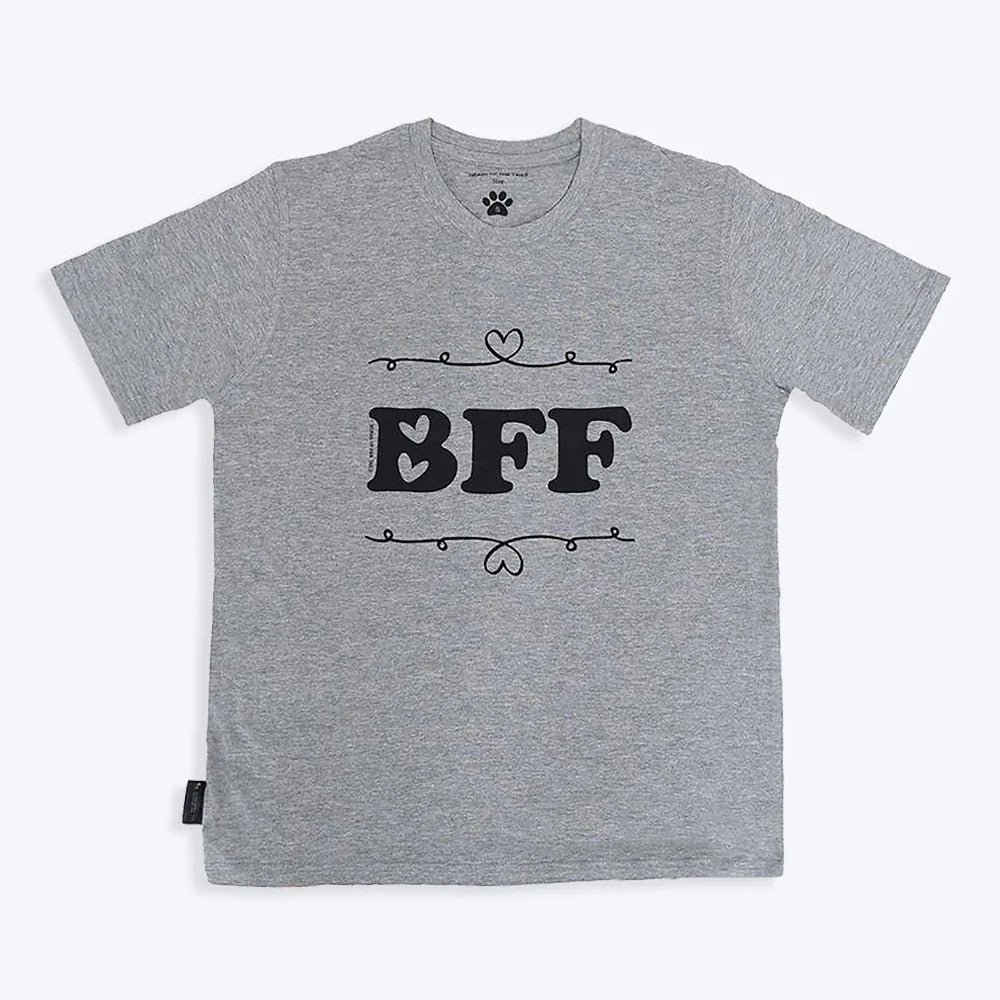 HUFT Twinsee Collection BFF Human T-Shirt - Grey