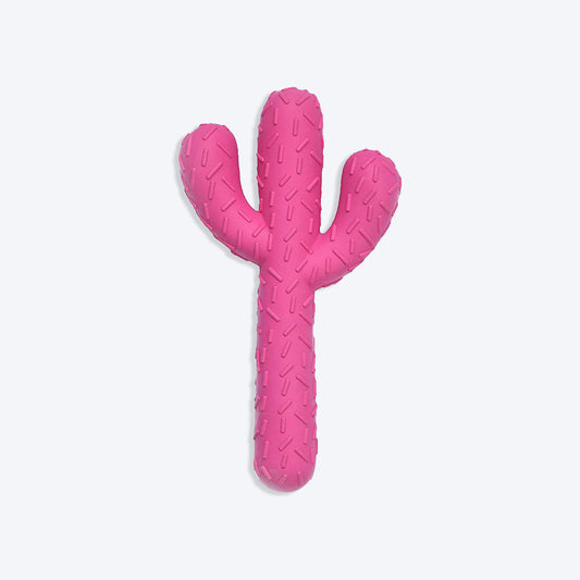 HUFT Twistee Collection Cactus Dog Chew Toy - 19 cm - Heads Up For Tails