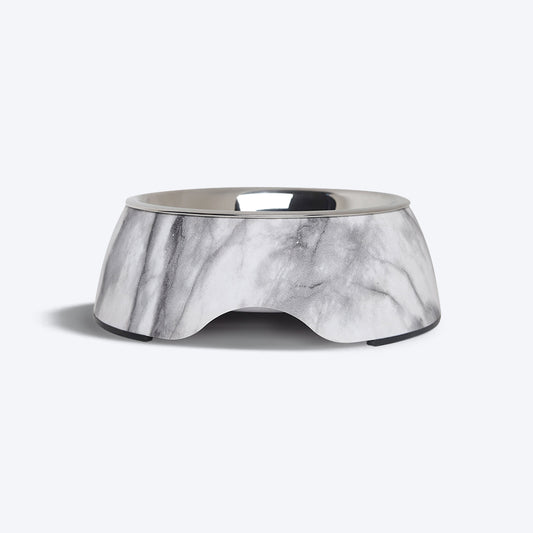 HUFT White Marble Insert Pet Bowl - Heads Up For Tails