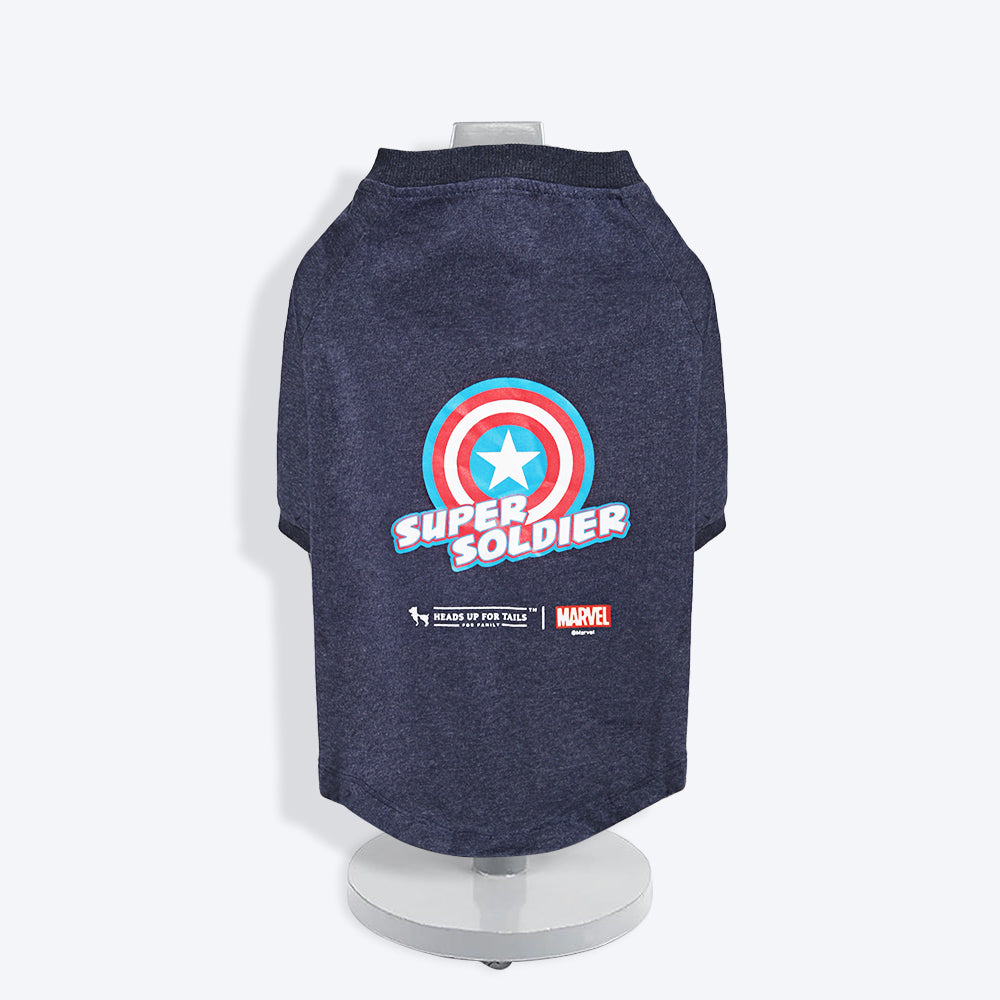 HUFT X©Marvel Captain America T-Shirt For Dogs - Heads Up For Tails