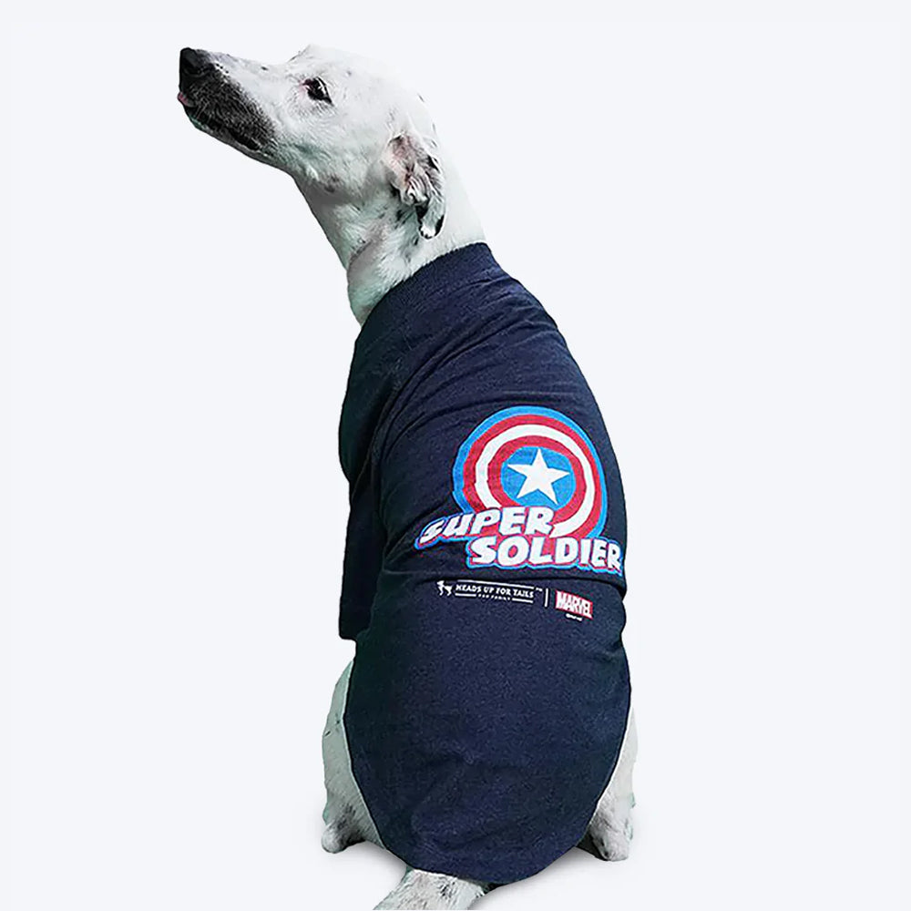 HUFT X©Marvel Captain America T-Shirt For Dogs - Heads Up For Tails