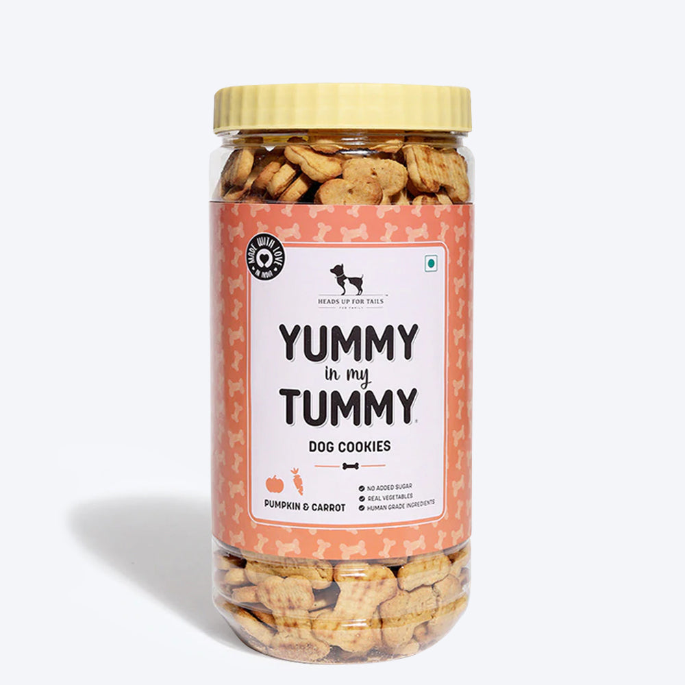 HUFT YIMT Pumpkin and Carrots Vegetarian Dog Biscuits - Heads Up For Tails