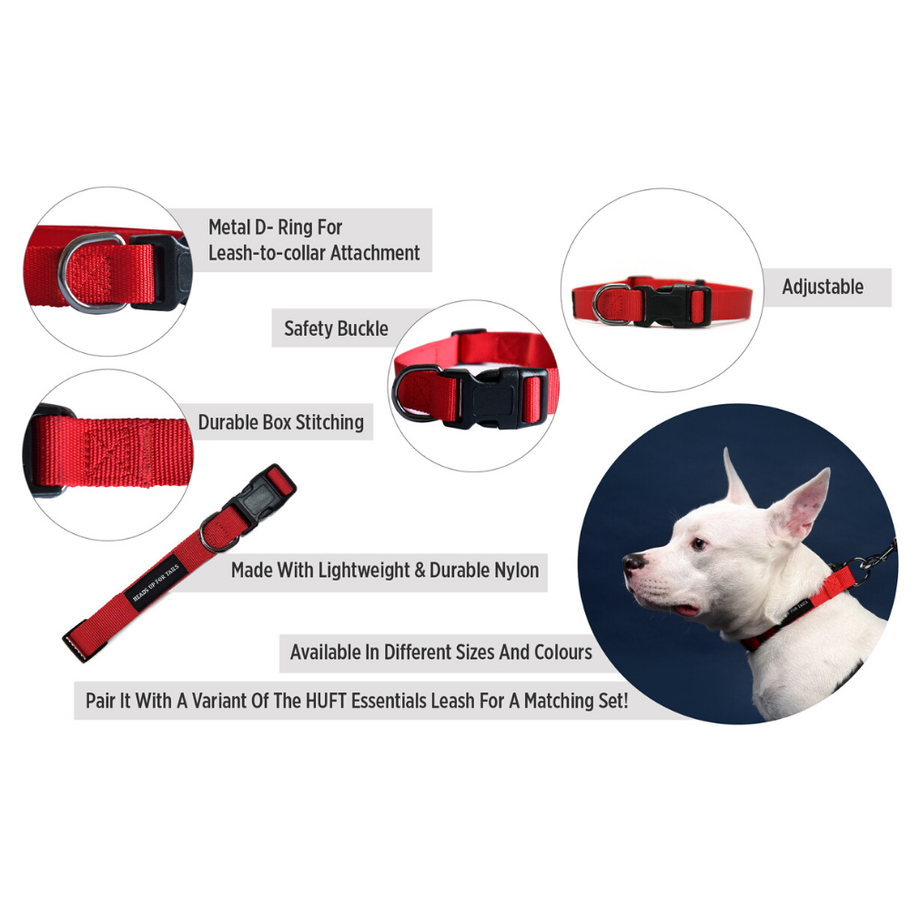 HUFT Essentials Nylon Dog Collar