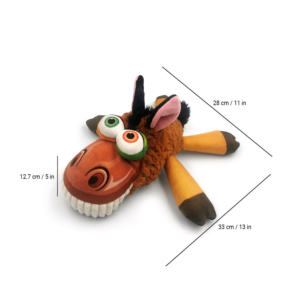 Nutrapet The Naying Horse Dog Toy - Heads Up For Tails