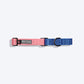 HUFT Martingale Dog Collar - Pink and Navy - Heads Up For Tails