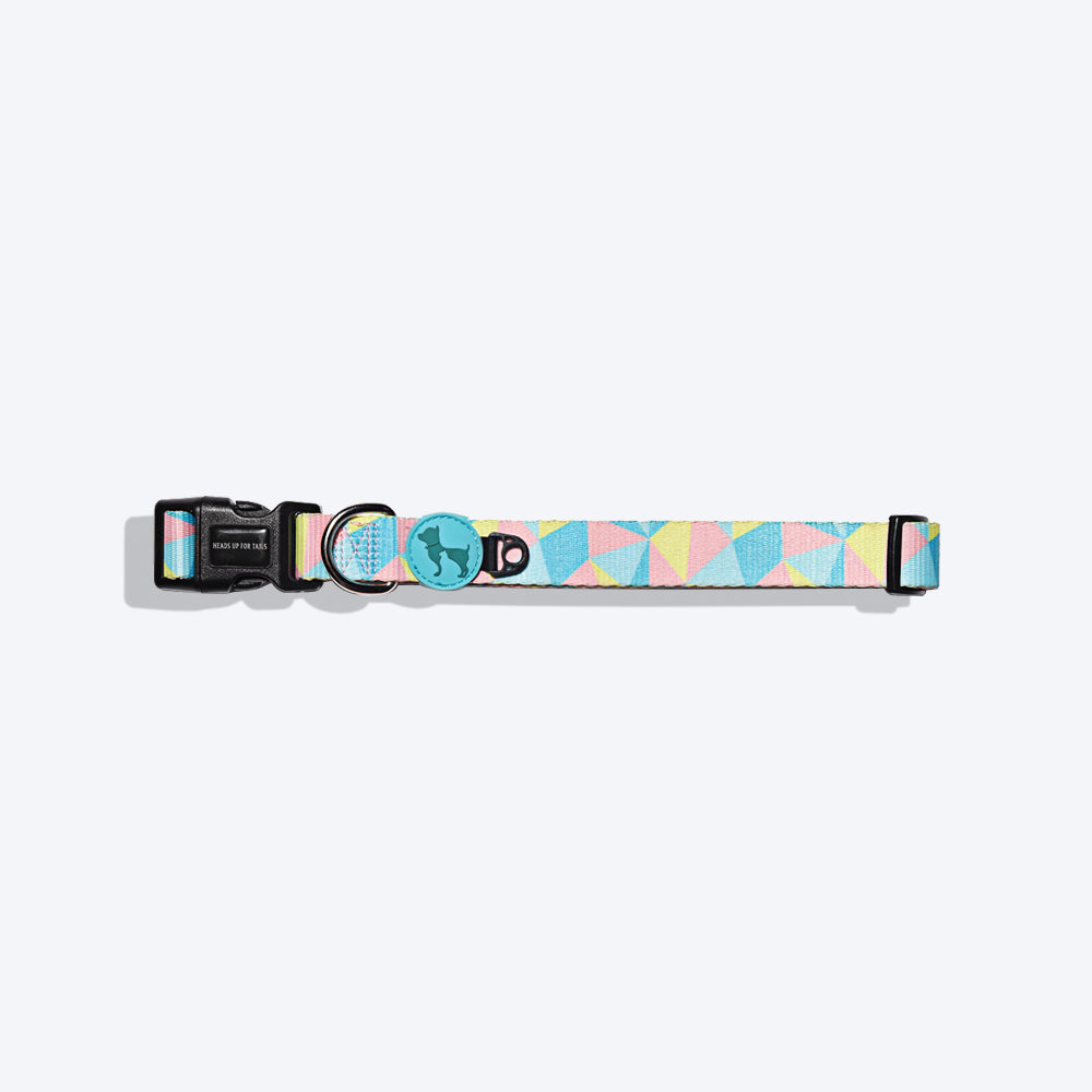 HUFT Patchwork Slumber Coral Dog Collar - Heads Up For Tails