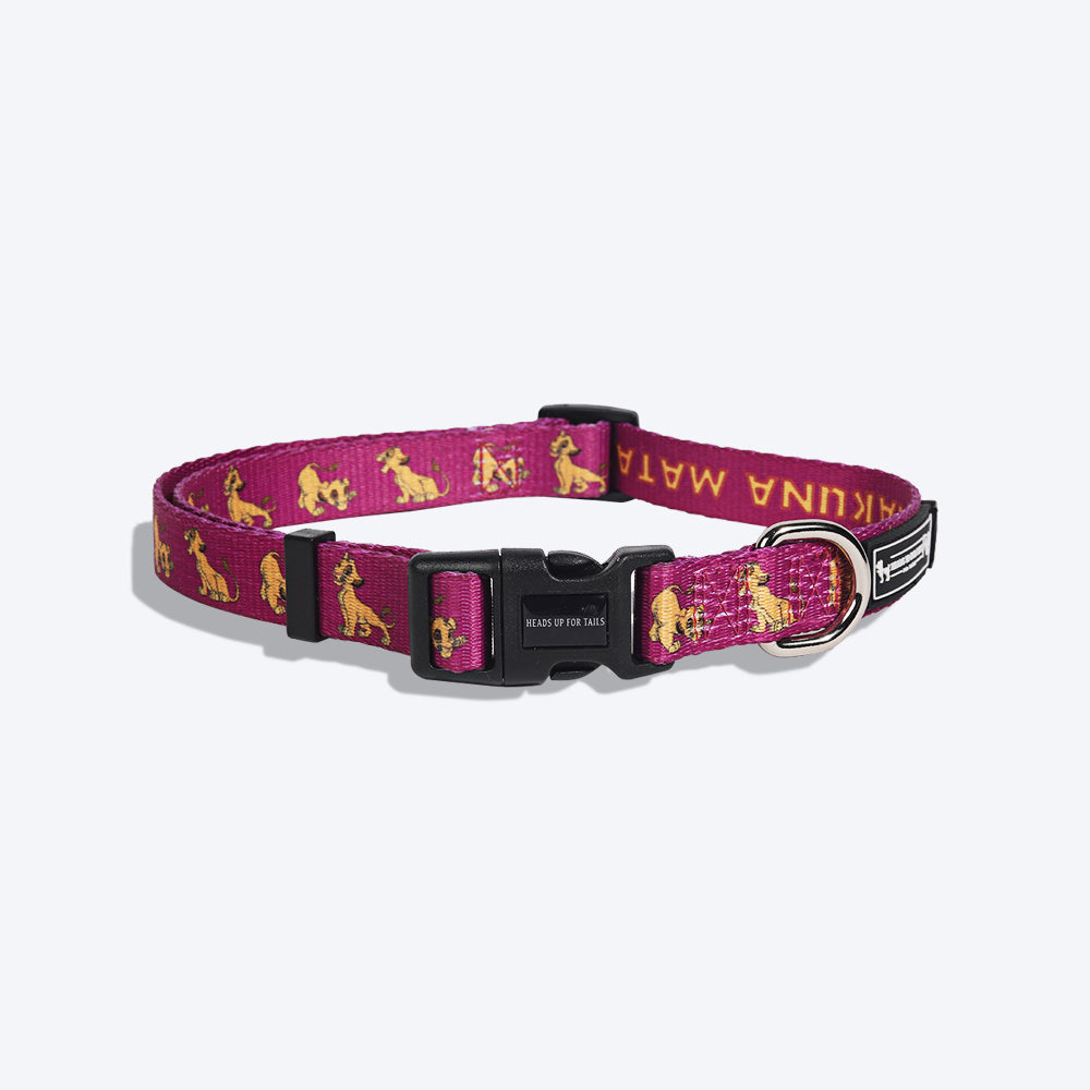 HUFT X©Disney Simba Dog Collar - Purple - Heads Up For Tails