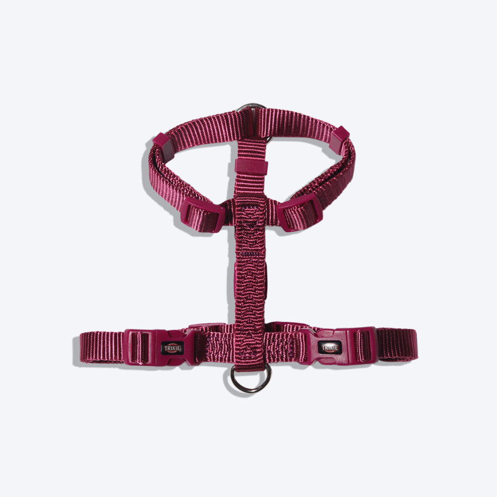 Trixie Premium Nylon H-Harness For Dogs - Orchid