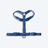 Trixie Premium Dog H-Harness - Royal Blue - Heads Up For Tails