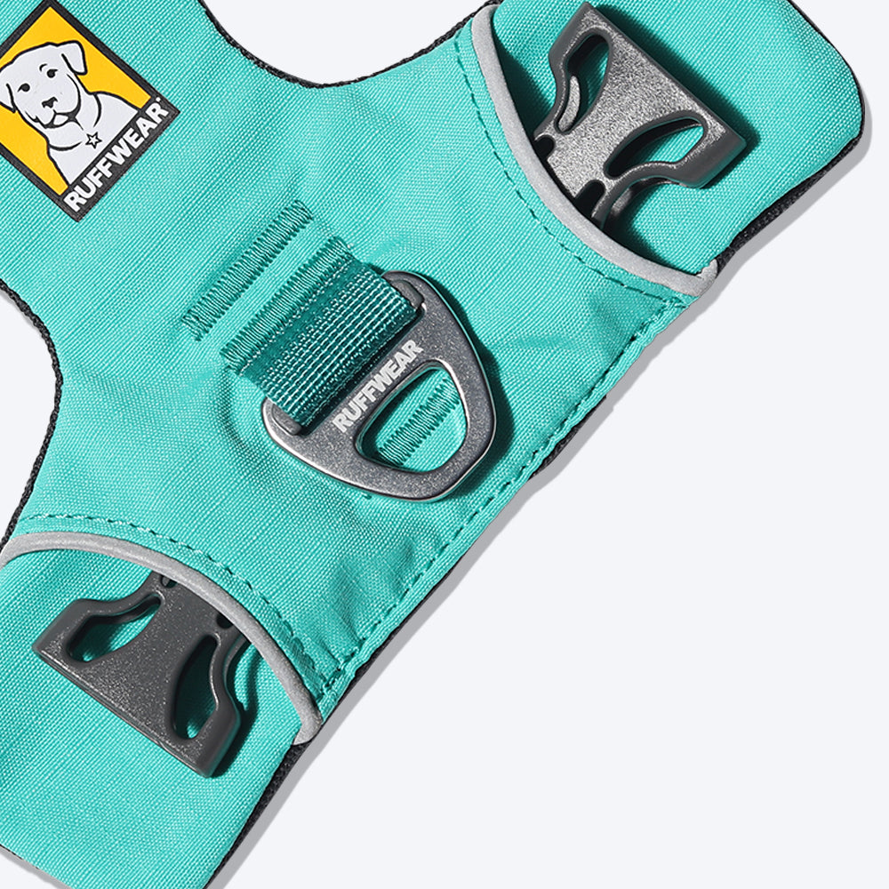 Ruffwear Front Range Dog Harness - Aurora Teal - Heads Up For Tails
