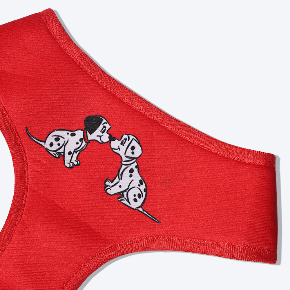 HUFT X© Disney Dalmatians Reversible Dog Harness - Red - Heads Up For Tails