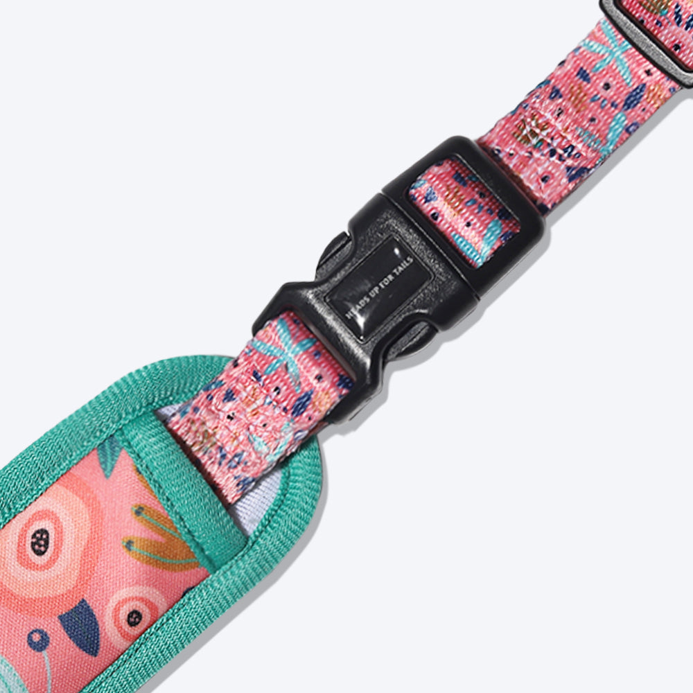 HUFT Bloom Wildly Reversible Harness For Dogs - Pink - Heads Up For Tails