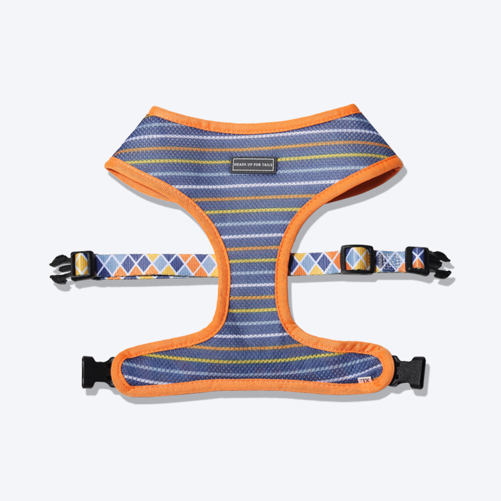 HUFT Colour Chaser Reversible Mesh Dog Harness - Multicolor - Heads Up For Tails