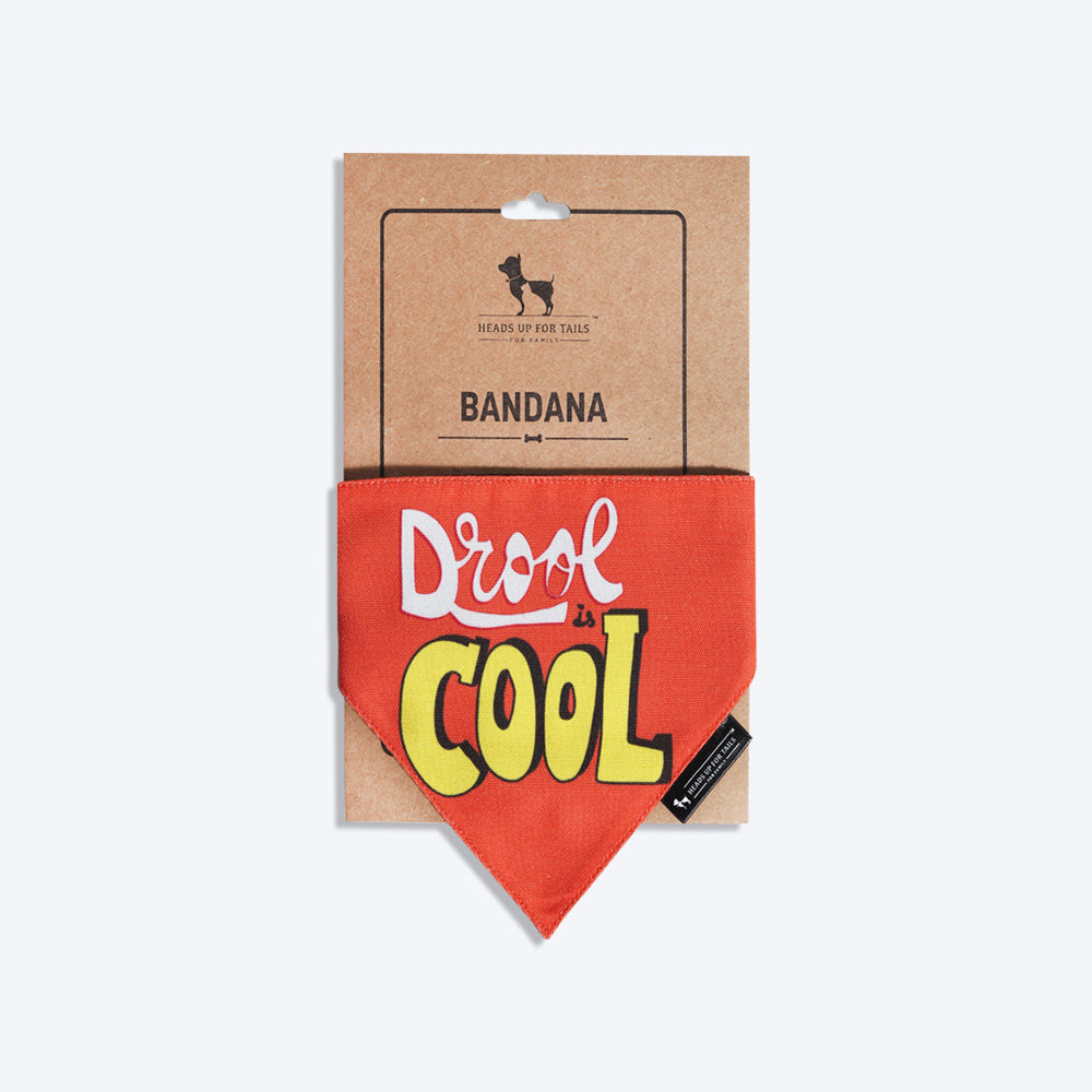 HUFT Drool Is Cool Dog Bandana - Heads Up For Tails