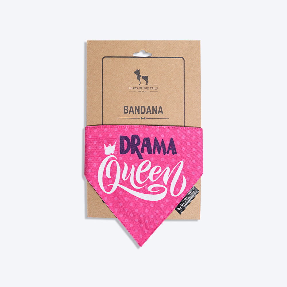 HUFT Drama Queen Dog Bandana - Heads Up For Tails