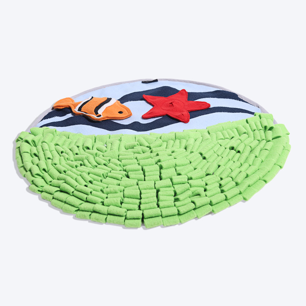 HUFT Aquarium Snuffle Playmat For Dogs - 49 X 49 cm - Heads Up For Tails