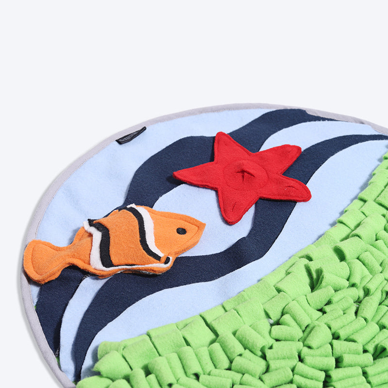 HUFT Aquarium Snuffle Playmat For Dogs - 49 X 49 cm - Heads Up For Tails