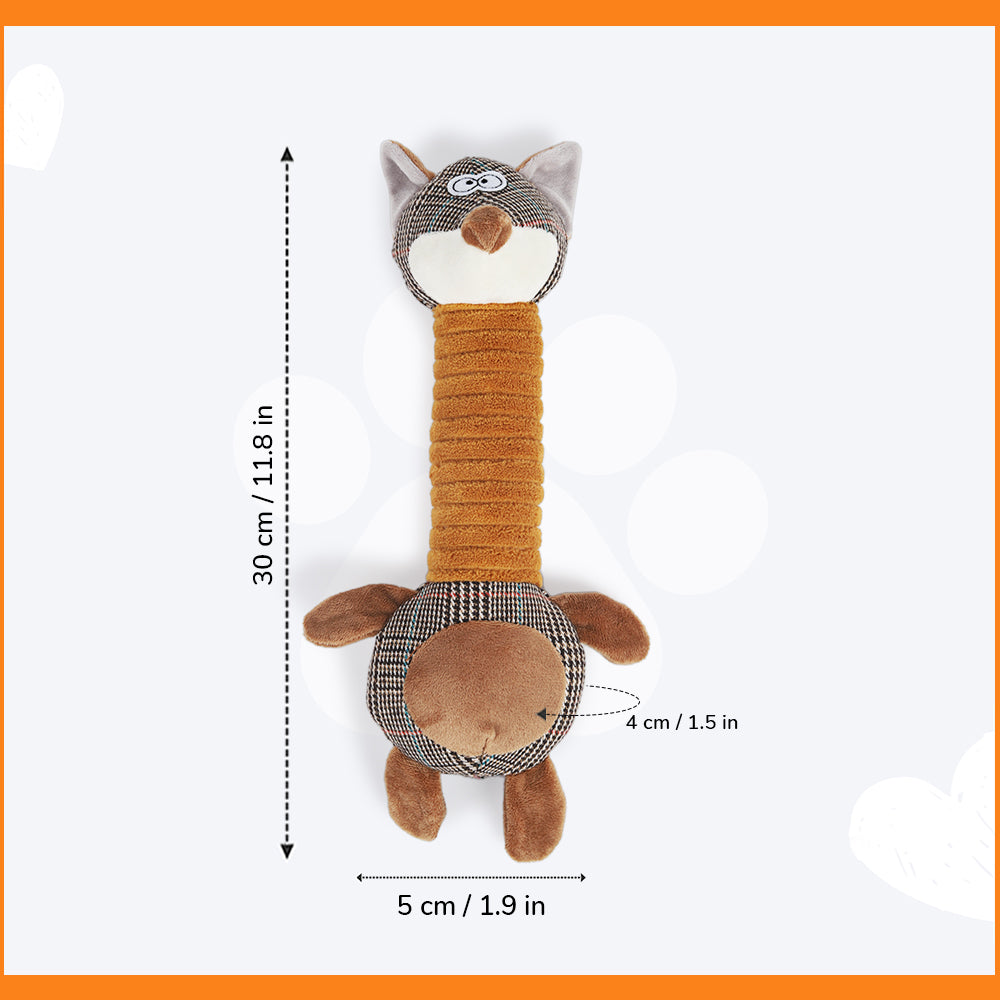 HUFT Goofies Foxy Dog Toy - Heads Up For Tails