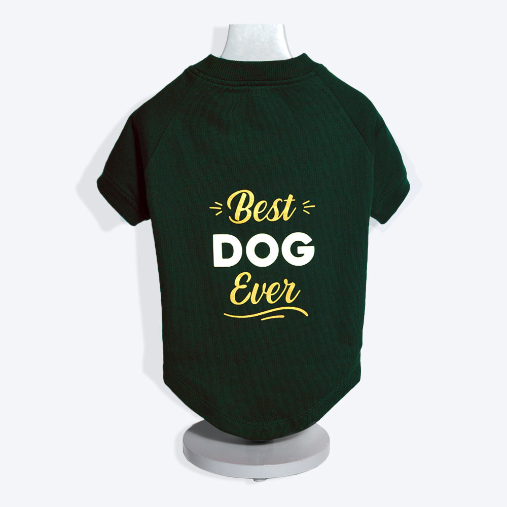 HUFT Fleece Dog Sweatshirt - Dark Green - Heads Up For Tails