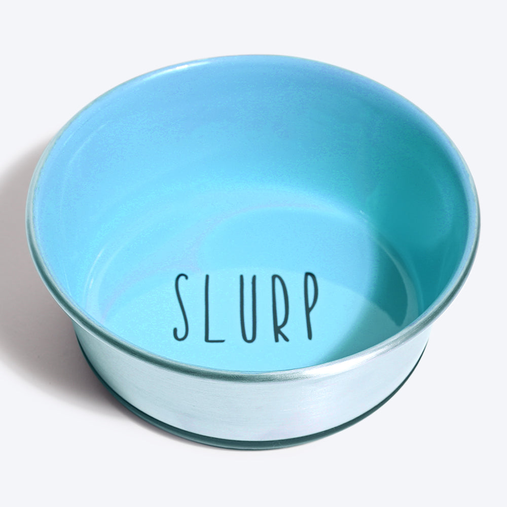 HUFT Slurp Puppy Bowl - Blue - Heads Up For Tails