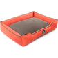 HUFT Classic Lounger Beds For Dogs - Coral With Grey3
