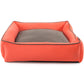 HUFT Classic Lounger Beds For Dogs - Coral With Grey4