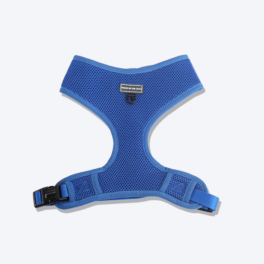 HUFT Classic Mesh Dog Harness - Blue - Heads Up For Tails