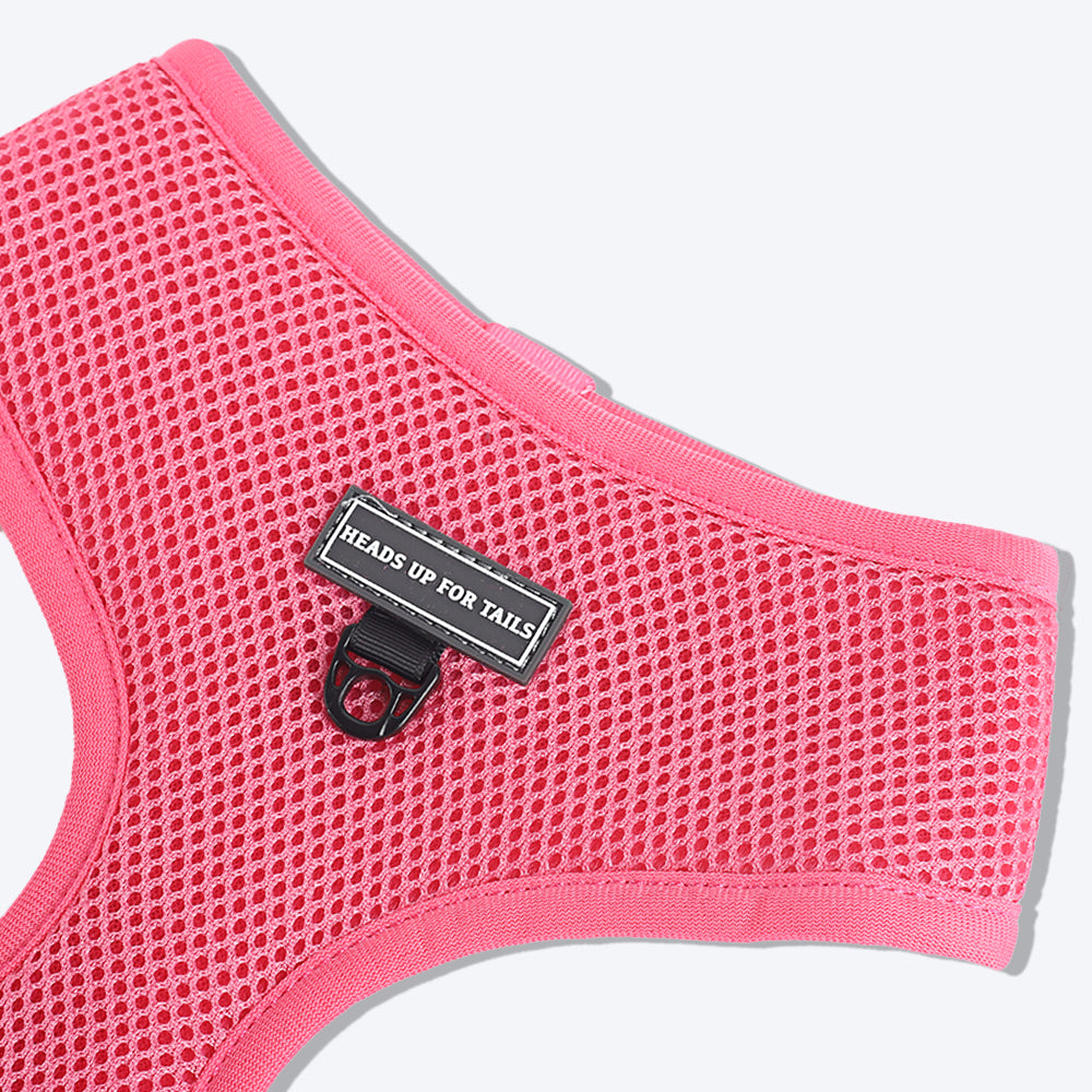 HUFT Classic Mesh Dog Harness - Pink - Heads Up For Tails