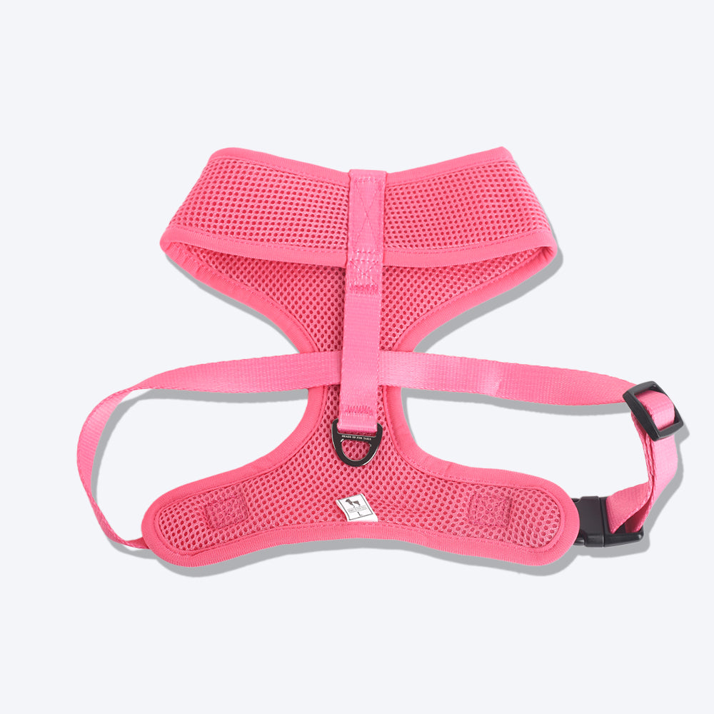 HUFT Classic Mesh Dog Harness - Pink - Heads Up For Tails